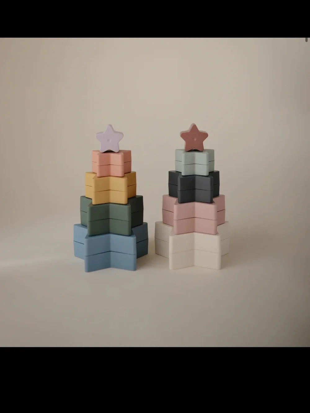 Mushie stacking stars